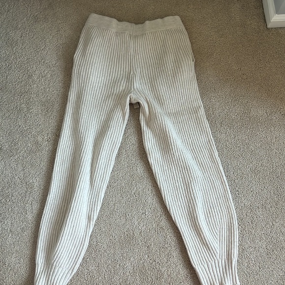 Sweater Ribbed Pants With Pockets - Picture 3 of 3